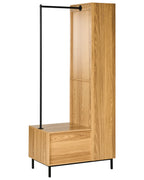 Armoire ouverte avec 5 étagères Marron clair