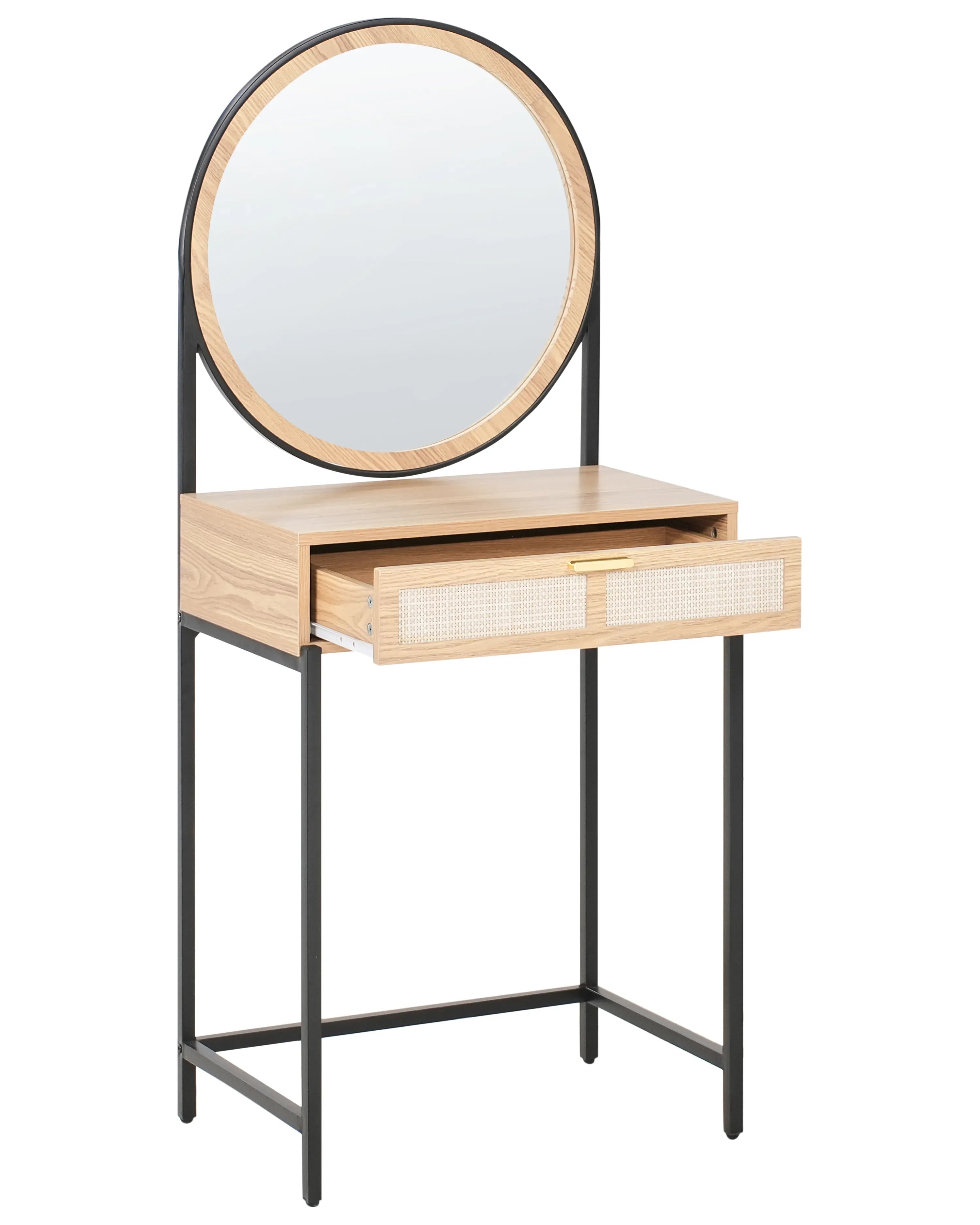 Coiffeuse avec miroir Marron clair
