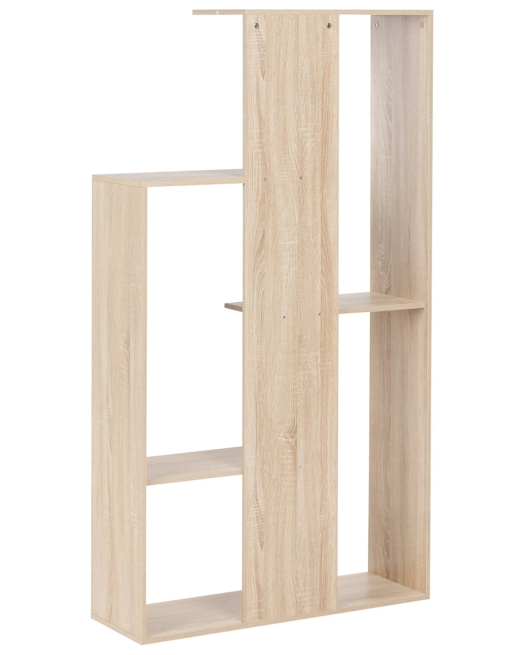 Bibliothèque 3 étagères 163 cm Marron clair