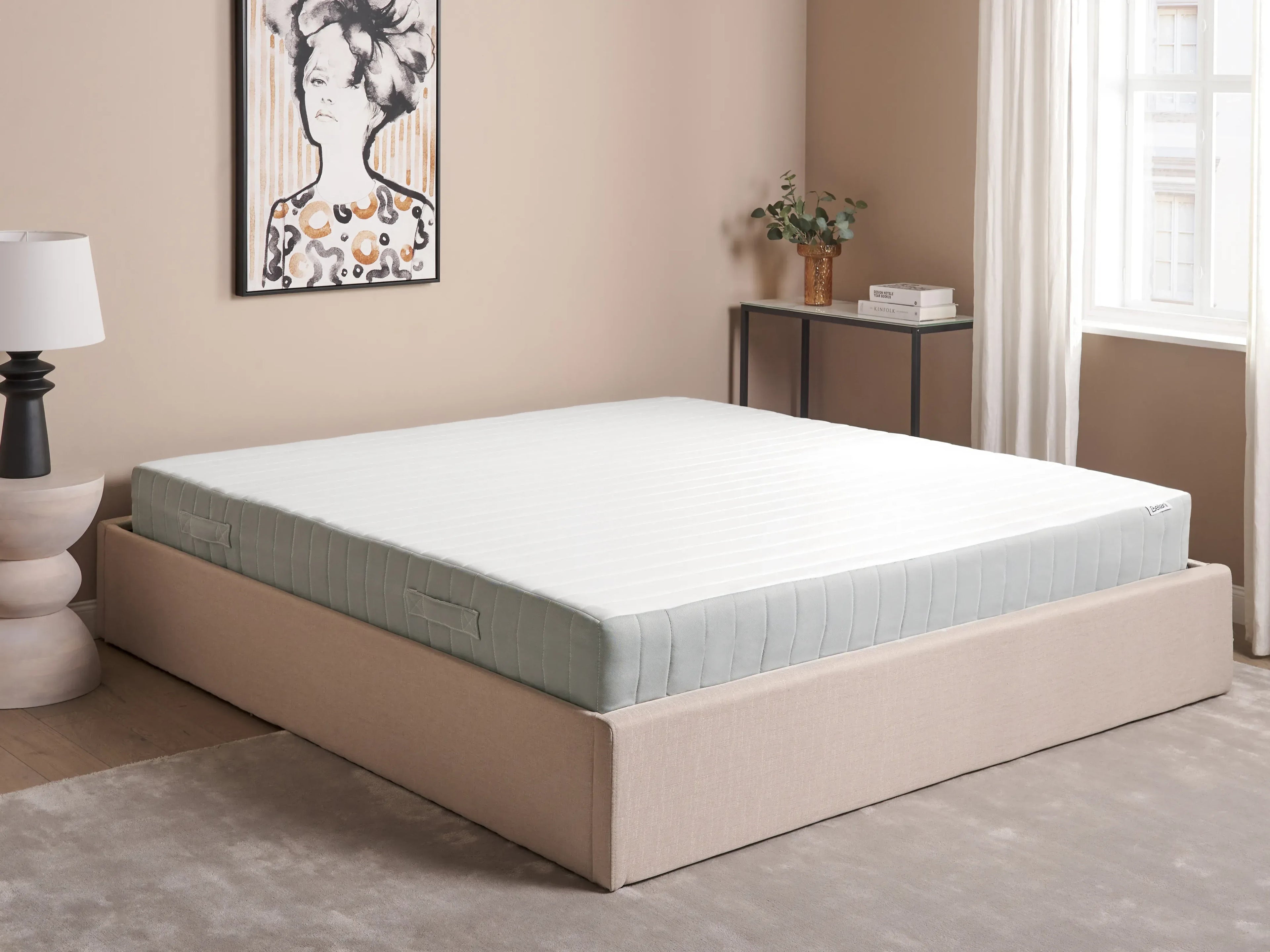 Matelas à ressorts ensachés H3/4 180x200 cm déhoussable