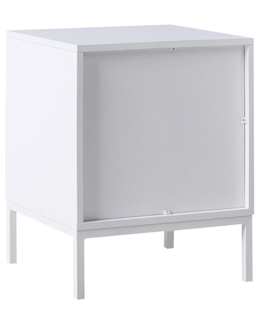 Table de chevet 2 tiroirs Blanc