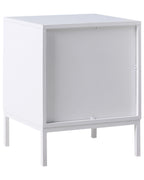 Table de chevet 2 tiroirs Blanc