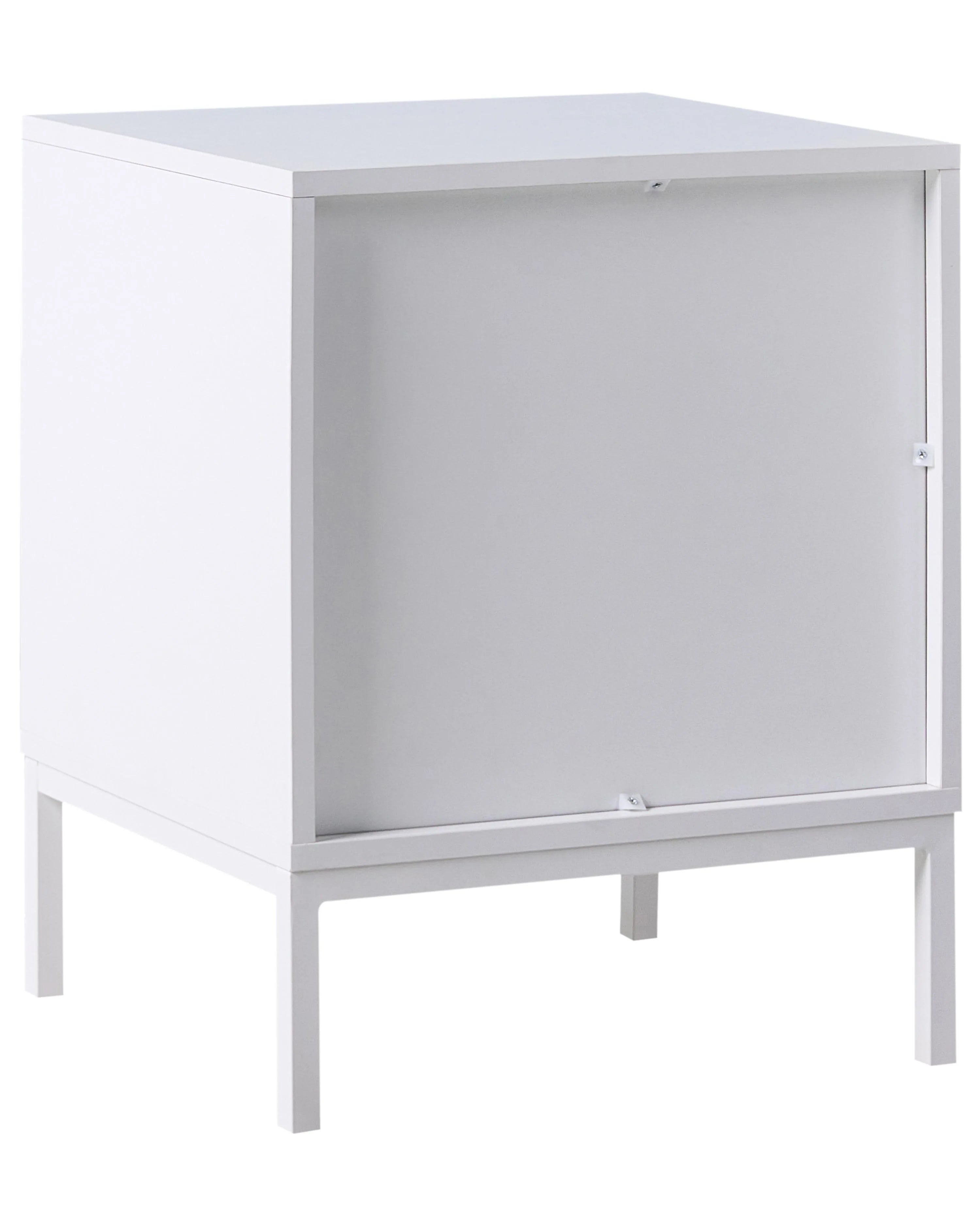 Table de chevet 2 tiroirs Blanc