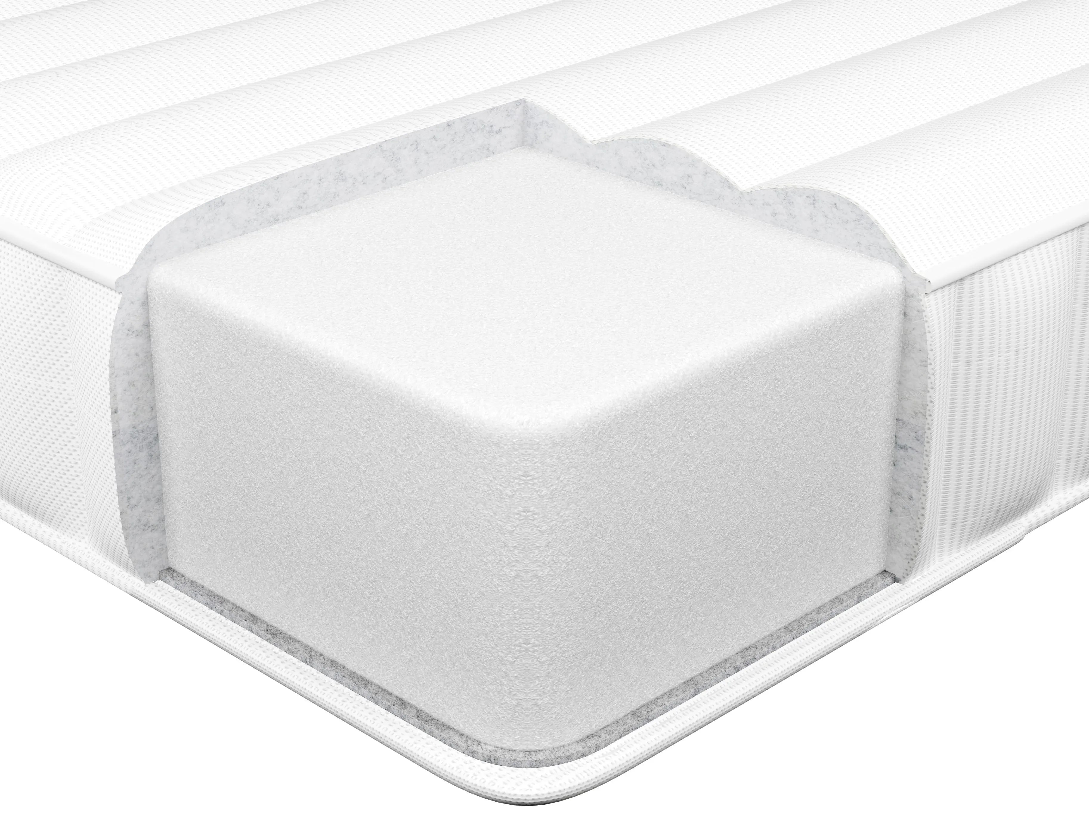 Matelas en mousse Fermeté moyenne H2/3 120x200 cm