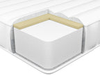 Matelas en mousse à mémoire de forme Dureté moyenne H2/3 120x200 cm