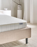 Matelas ressorts ensachés et mousse à mémoire de forme Dureté élevée H3/4 120x200 cm