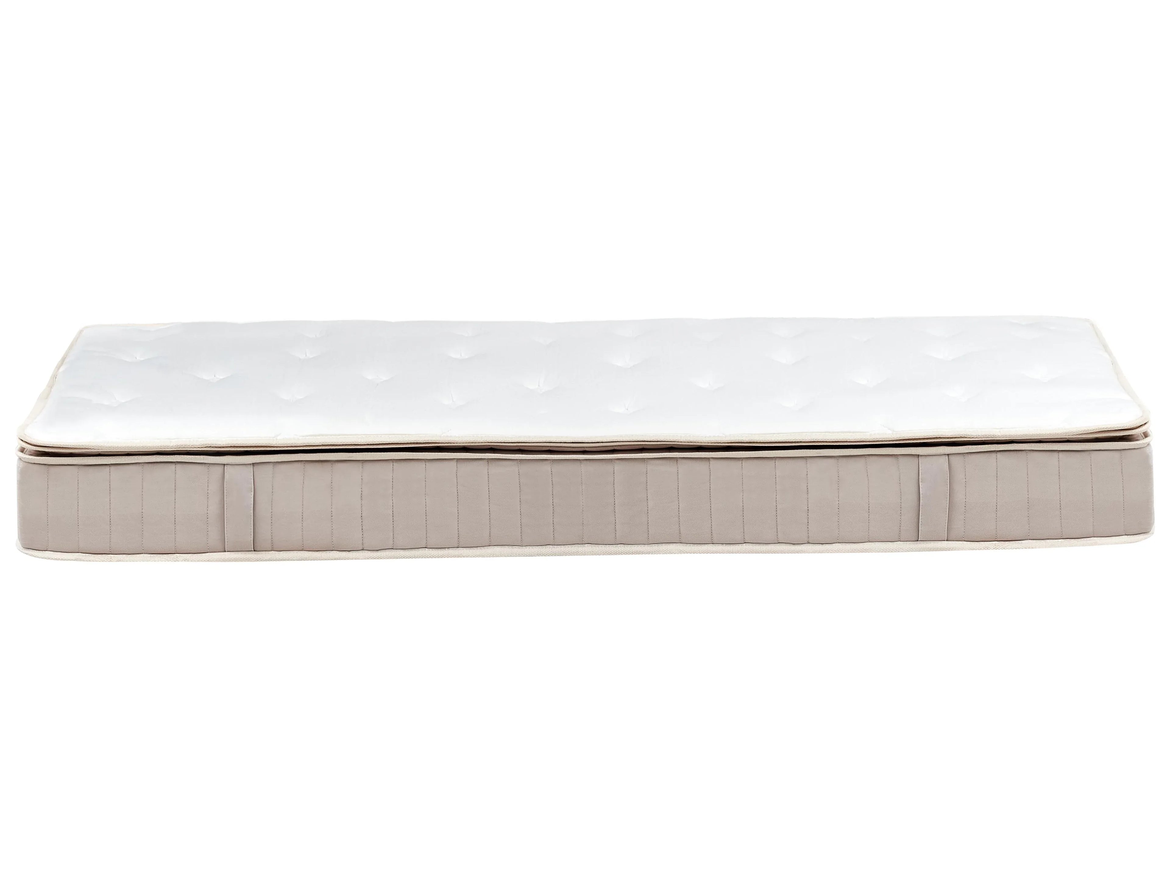 Matelas à ressorts ensachés en latex H2/3 120x200 cm
