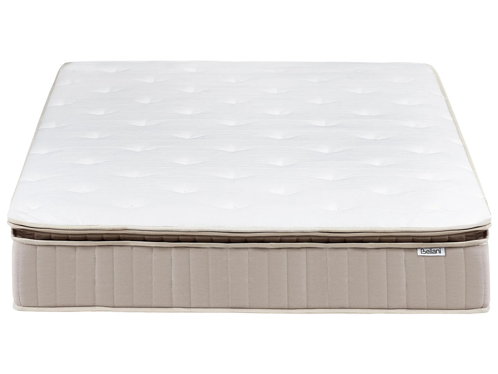 Matelas à ressorts ensachés en latex H2/3 120x200 cm
