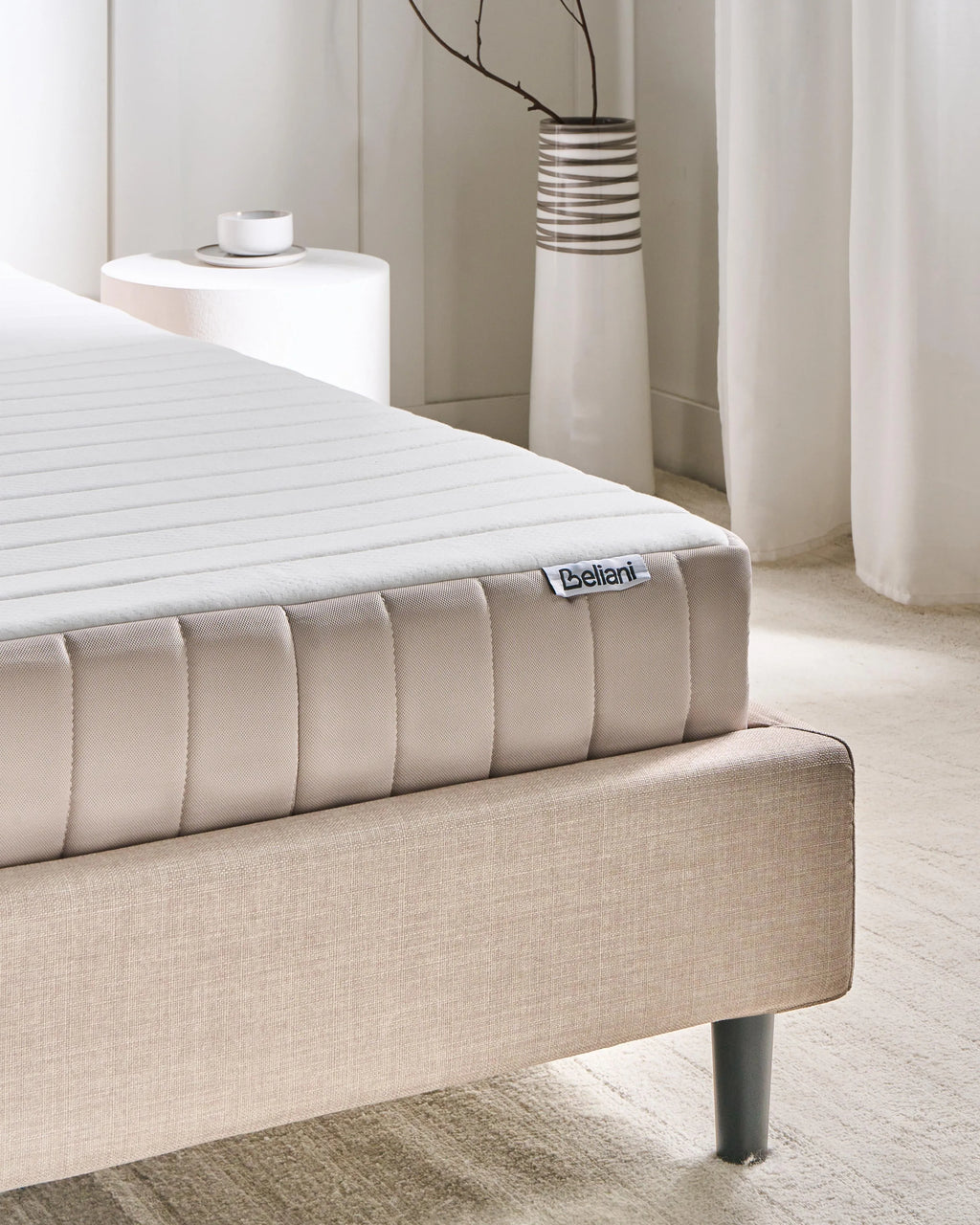 Matelas à ressorts ensachés en latex Fermeté élevée H3/4 120x200 cm