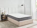 Matelas ressorts ensachés avec mémoire de forme gel H3/4 120x200 cm