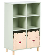 Libreria a 3 ripiani NOBBY 90 cm Verde chiaro