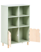 Bibliothèque à 3 étagères 90 cm Vert clair