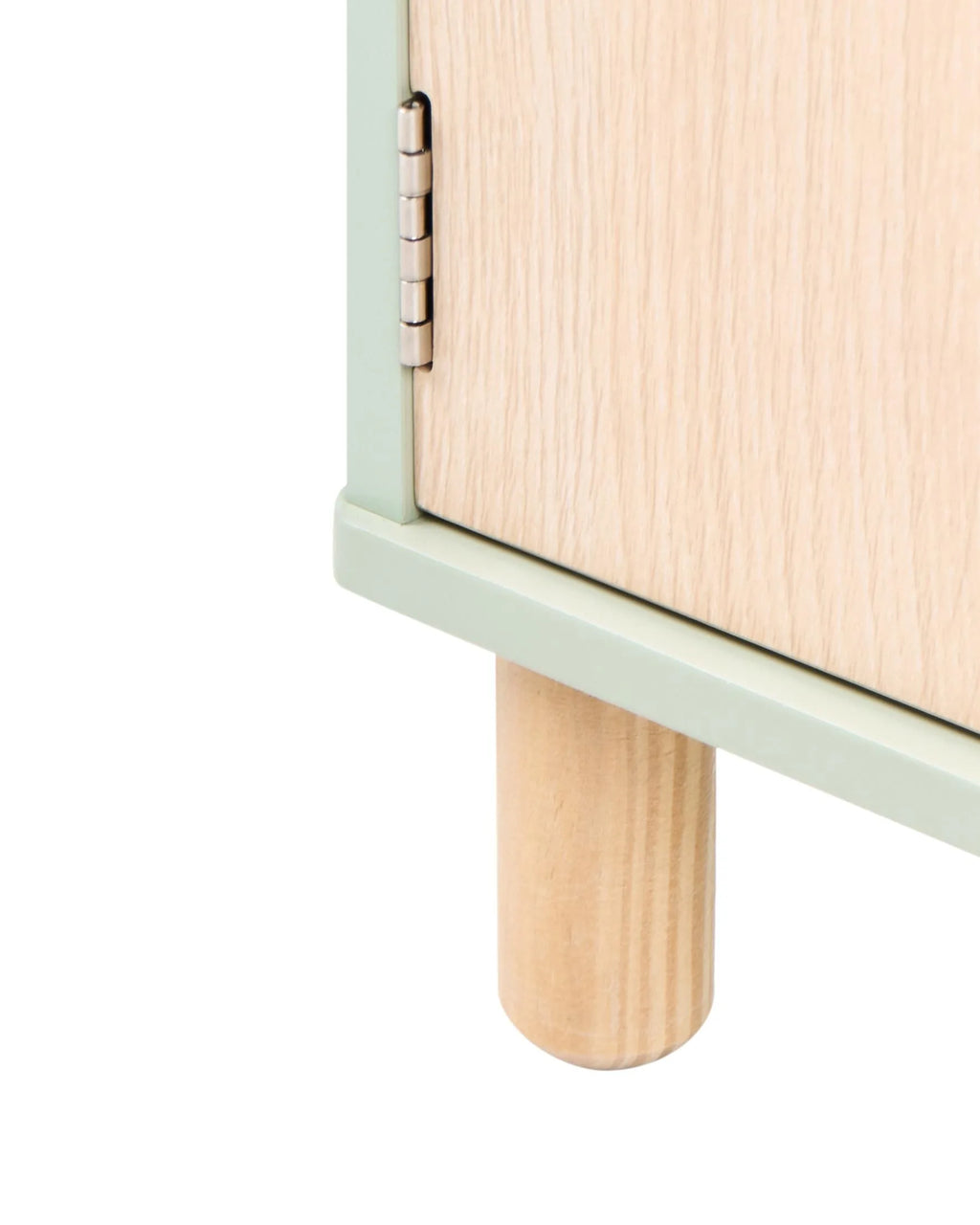 Bibliothèque à 3 étagères 90 cm Vert clair