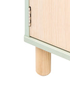 Bibliothèque à 3 étagères 90 cm Vert clair