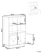 Bibliothèque à 3 étagères 90 cm Vert clair
