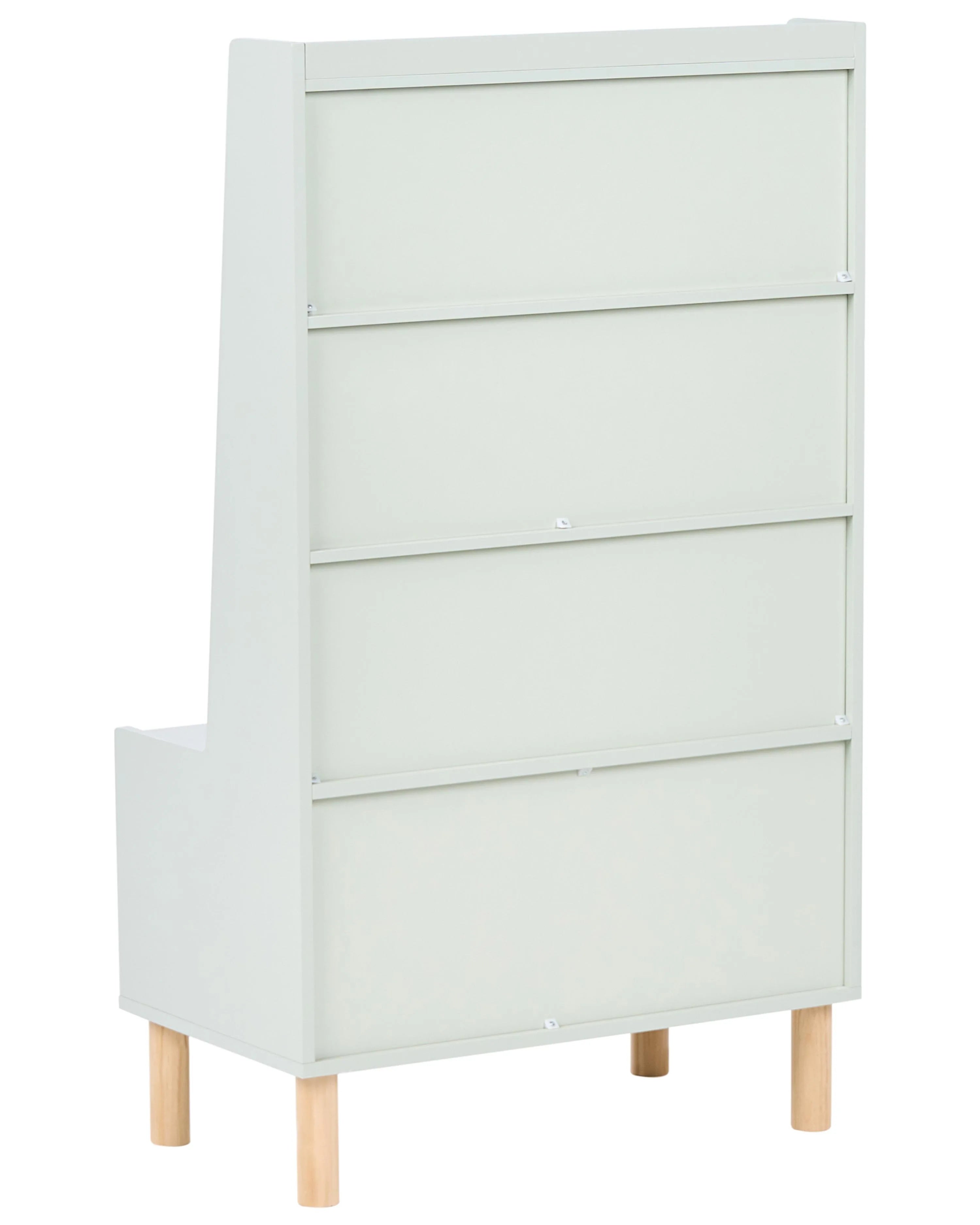 Étagère à 3 niveaux 120 cm vert clair