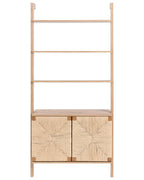 Bibliothèque brun clair 181 cm