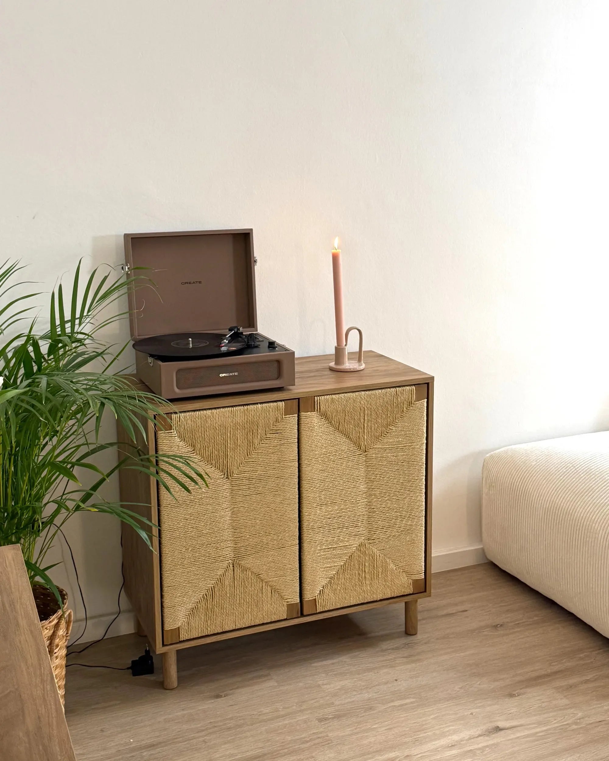 Buffet 2 portes Marron clair 81 cm