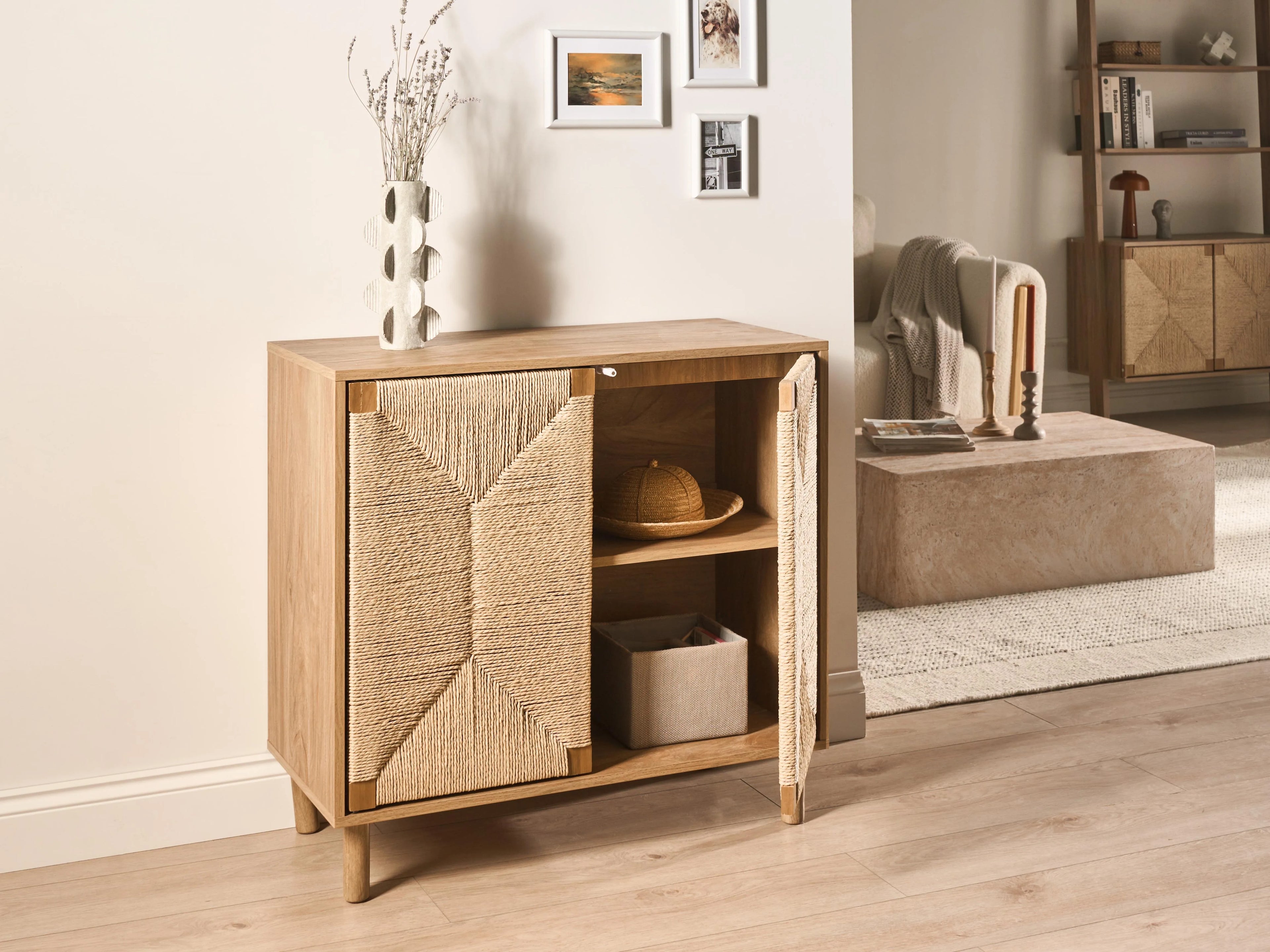 Buffet 2 portes Marron clair 81 cm