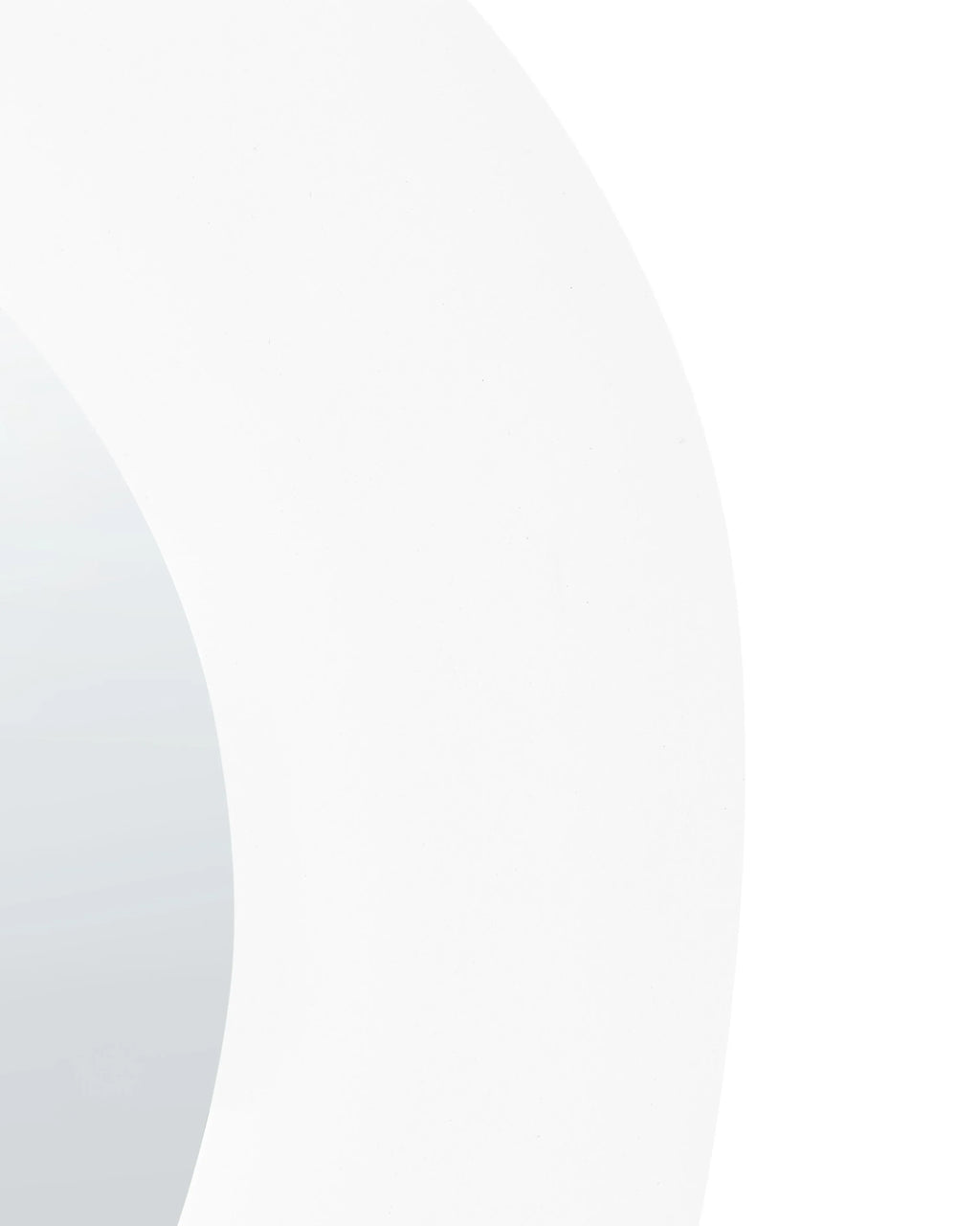 Miroir Rond Blanc 50 cm